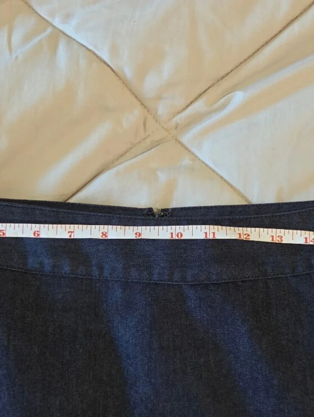 Merona Stretch Dark Denim Pencil Skirt Size 14